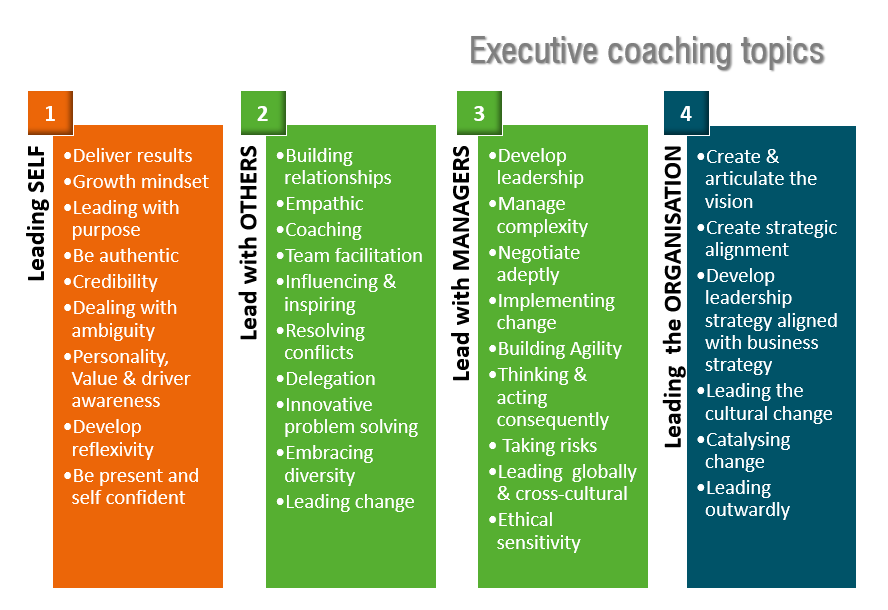 Executive coaching topics